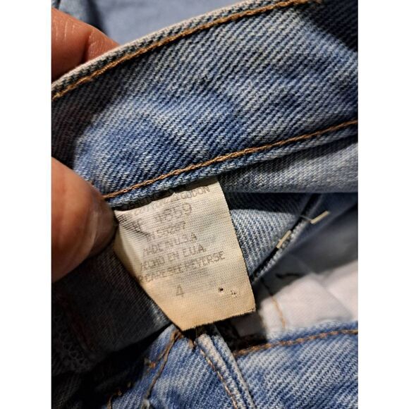 New Size 4 Boys Faded Glory Cotton Denim Blue Jean Shorts with Pockets Belt Loop - Picture 5 of 5